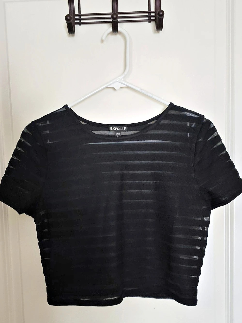 Express Black Short Sleeve Top Like New